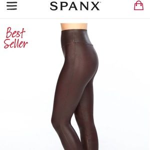 NWT Spanx 🔻PRICE DROP🔻faux leather pants